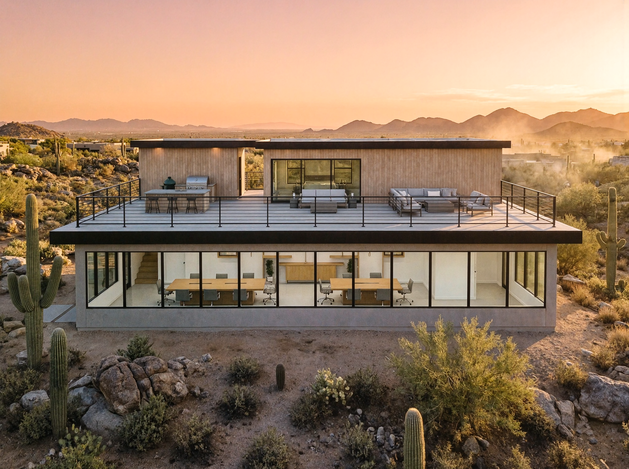 Desert Trading Compound - render 2