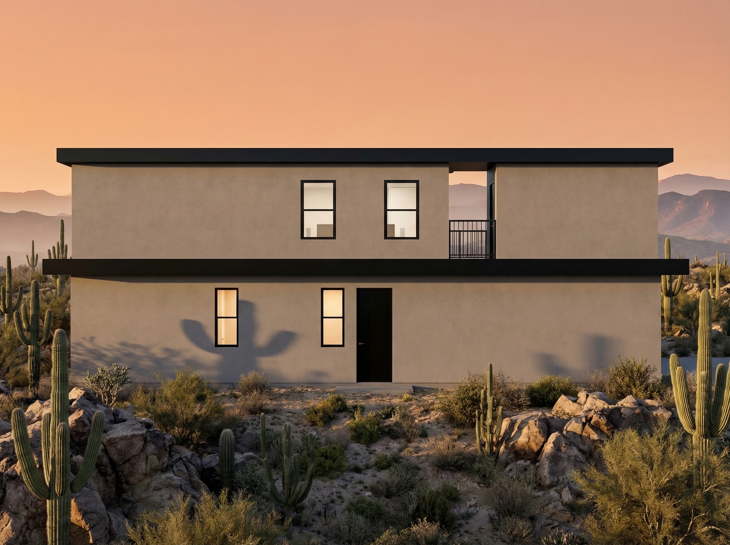 Desert Trading Compound - render 4