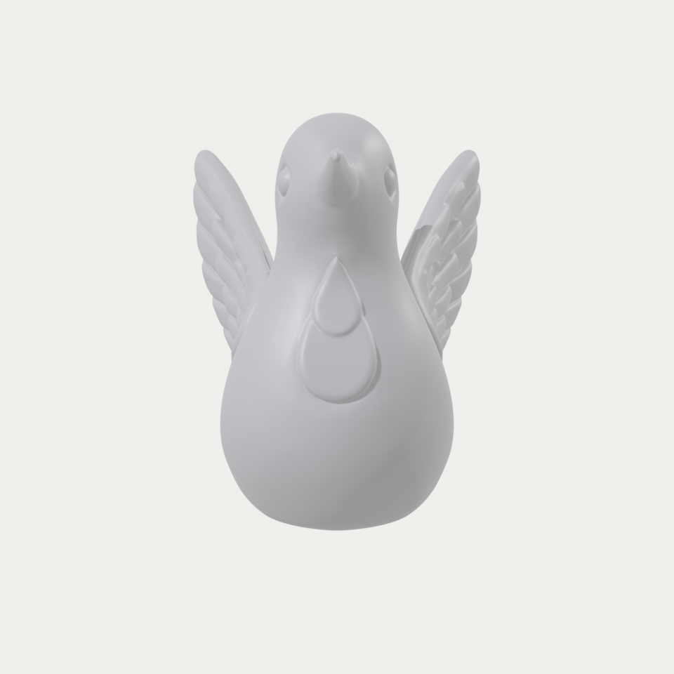 Hummingbird Squeeze Toy - detail 2