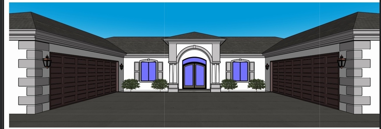 Preliminary: front facade